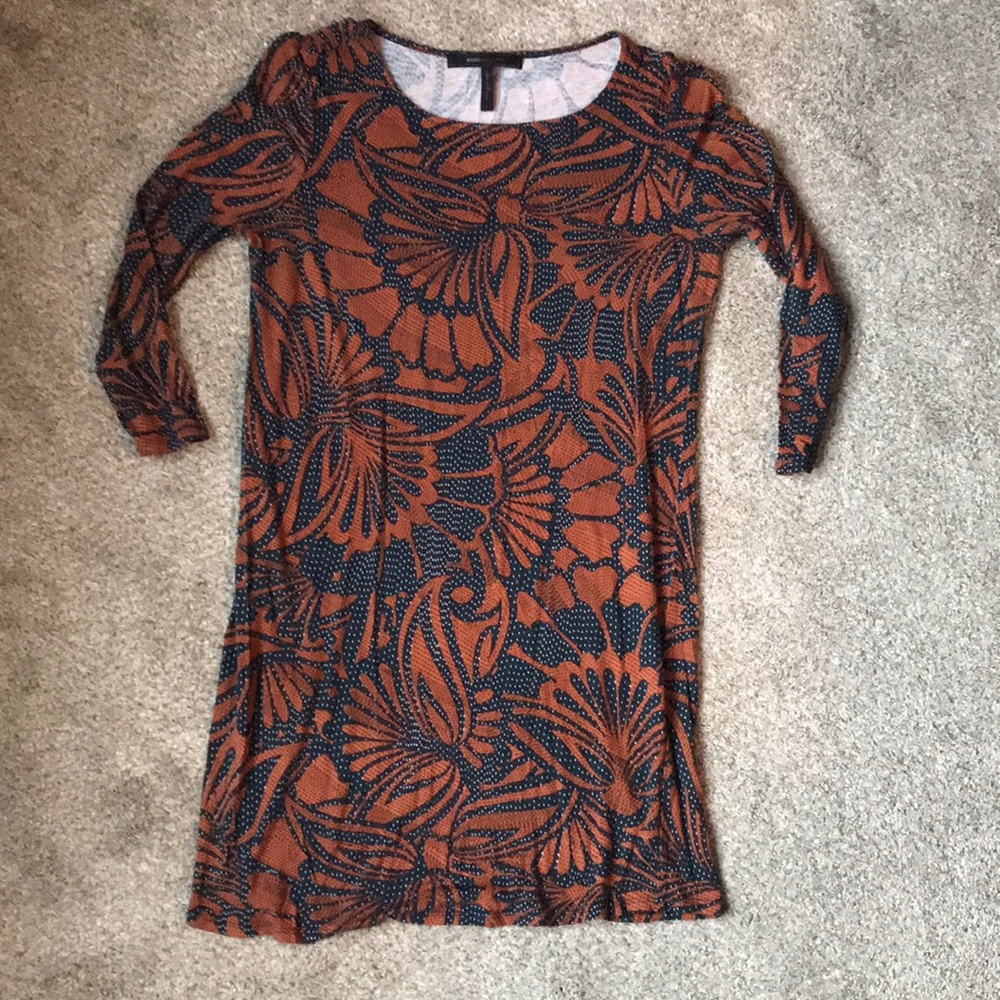 BCBG Maxazria printed mini dress